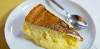 Cheesecake alla frutta sciroppata