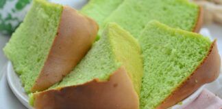 Chiffon cake al pistacchio