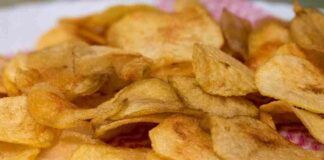 Chips di patate friggitrice ad aria