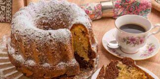 Ciambellone variegato al cacao senza uova e burro Ricetta Sprint