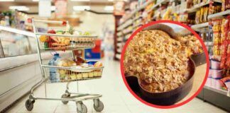 Colomba salata supermercato