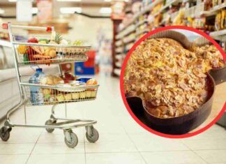 Colomba salata supermercato