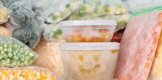 Conservare alimenti in freezer Ricetta Sprint