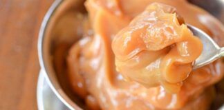 Crema al caramello 4 ingredienti senza burro e uova