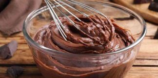 Crema light al cioccolato