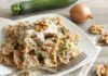 Farfalle con zucchine taleggio e noci