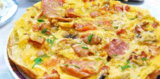 Frittata con bacon e formaggio Ricetta Sprint