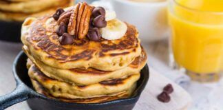 Frittelle con gocce di cioccolato - RicettaSprint