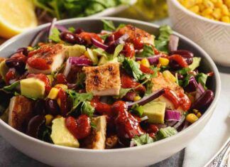 Insalata di pollo con cetriolo e mais Ricetta Sprint