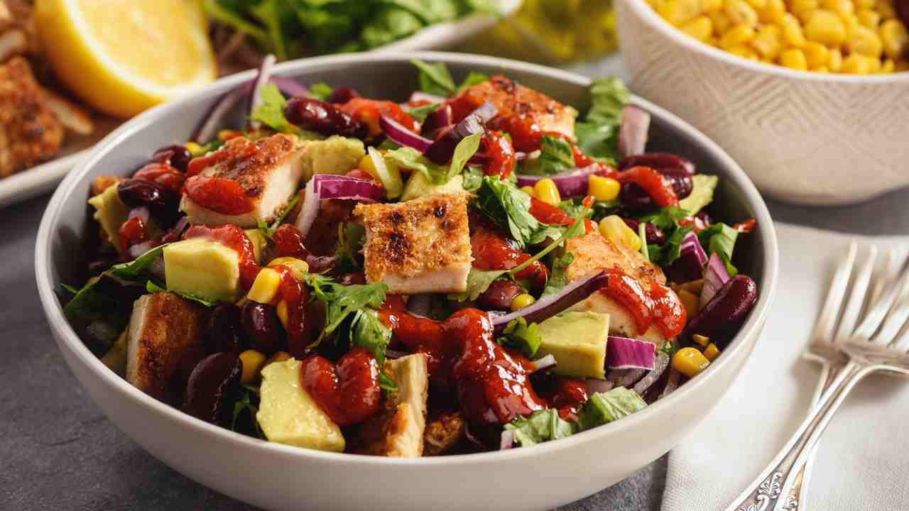 Insalata di pollo con cetriolo e mais Ricetta Sprint