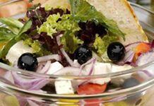 Insalata greca light senza feta Insalata greca