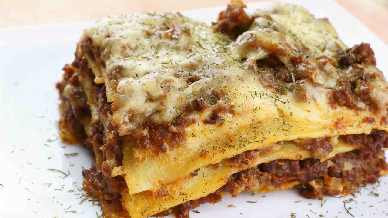 Lasagna cacio e pepe
