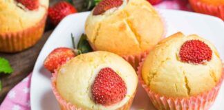Muffin albumi e fragole Ricetta Sprint