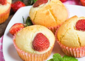 Muffin albumi e fragole Ricetta Sprint