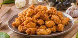 Nuggets di pollo fatti in casa