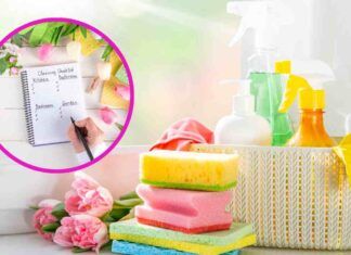 Organizzare le pulizie di primavera Ricetta Sprint