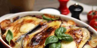 Parmigiana in bianco di melanzane