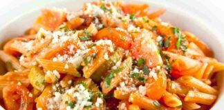 Pennette al pomodorino, zucchine e gamberetti Ricetta Sprint