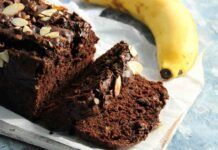 Mescolo tutto in ciotola e verso nello stampo per plumcake, salvo la colazione, non servono uova, zucchero e burro Plumcake cacao senza zucchero uova e burro Ricetta Sprint