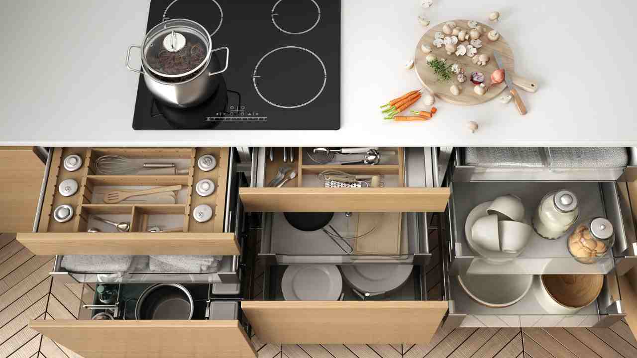 Pulire i cassetti della cucina Ricetta Sprint