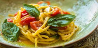 Spaghetti con pomodorini e pesto Ricetta Sprint