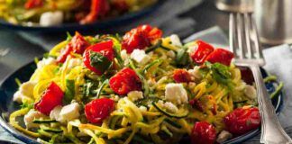 Spaghetti di zucchine con pomodori Ricetta Sprint