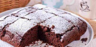 Torta al cioccolato e acqua Ricetta Sprint