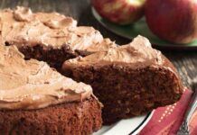 Torta di mele e cacao light