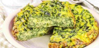 Torta di spinaci mozzarella e uova - RicettaSprint