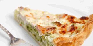 Torta salata ripieno particolare