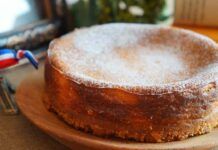 Tortina di avena e mele