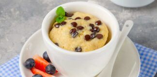 Tortini di yogurt in friggitrice ad aria