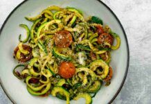 Zucchine gratinate alla pizzaiola, nulla di più sano e gustoso, un contorno che sazia e non ti appesantisce Zucchine gratinate alla pizzaiola Ricetta Sprint