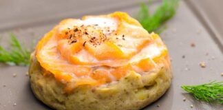 pancake di patate zucchine e salmone
