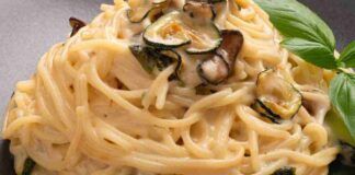 spaghetti cremosi come la Nerano ricettasprint