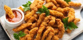 straccetti di pollo con panko e spezie