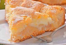 Festa della Donna, non mi azzardo con la torta mimosa vado sul sicuro: ho l’alternativa facile che ti farà fare un figurone torta goduriosa e cremosa con le mele ricettasprint