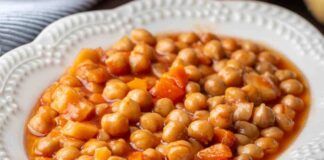 zuppa di ceci alla poverella ricettasprint