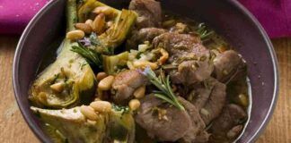 Agnello con i carciofi
