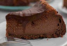 Cheesecake con cioccolato al latte