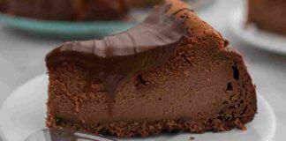 Cheesecake con cioccolato al latte