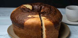 Ciambellone marmorizzato light