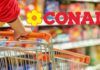 Carrello e logo Conad