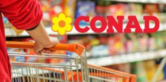 Carrello e logo Conad