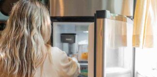 Frigo aperto