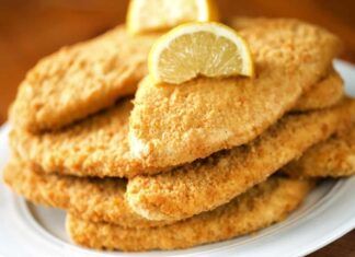 Cotolette di pollo e patate