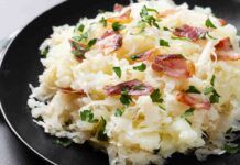 Crauti in padella con la pancetta