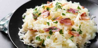 Crauti in padella con la pancetta