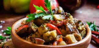 Dadolata di melanzane e verdurine