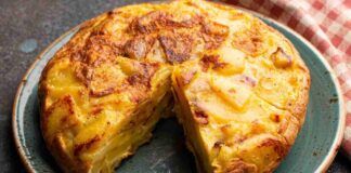 Frittata di patate fritte